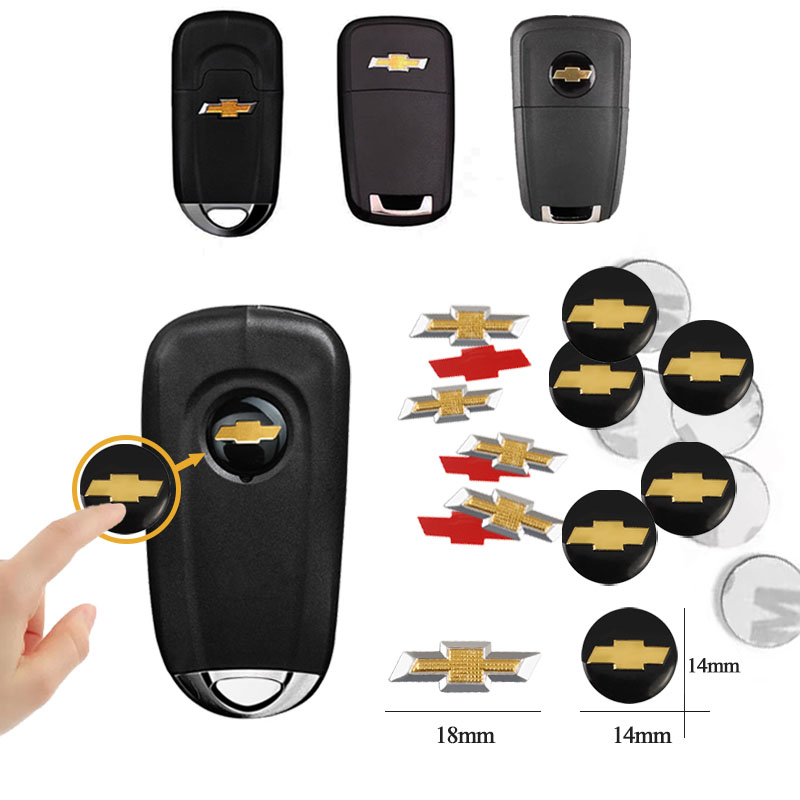 Interior Design Logo - Metalen Auto Styling Sleutel Shell Stickers