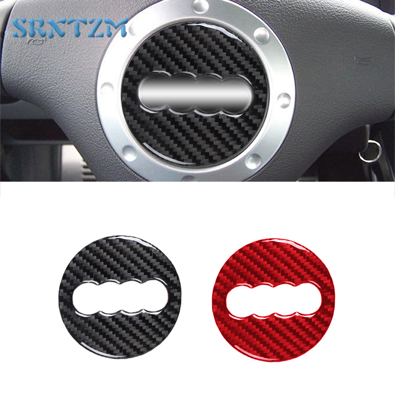 Interior Design Logo - Auto Koolstofvezel Stuurwiel Logo Sticker Frame