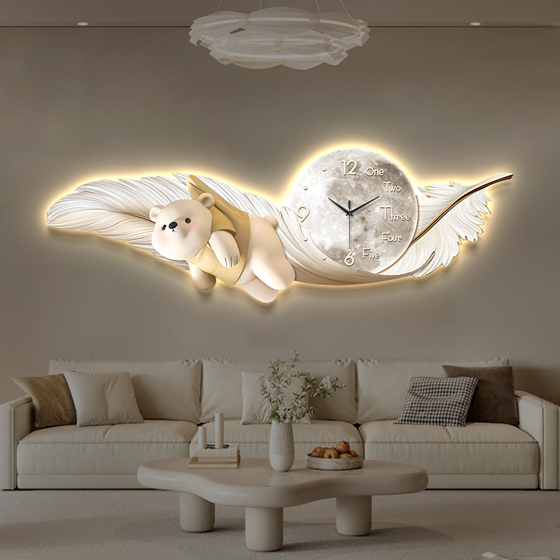 Luxe grote wandklok temperatuu - Interior Design Luxury House recensie en prijs