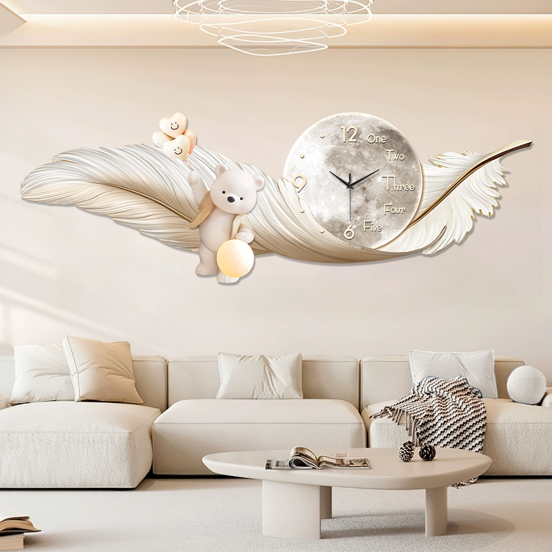 Luxe grote wandklok temperatuu - Interior Design Luxury House recensie en prijs