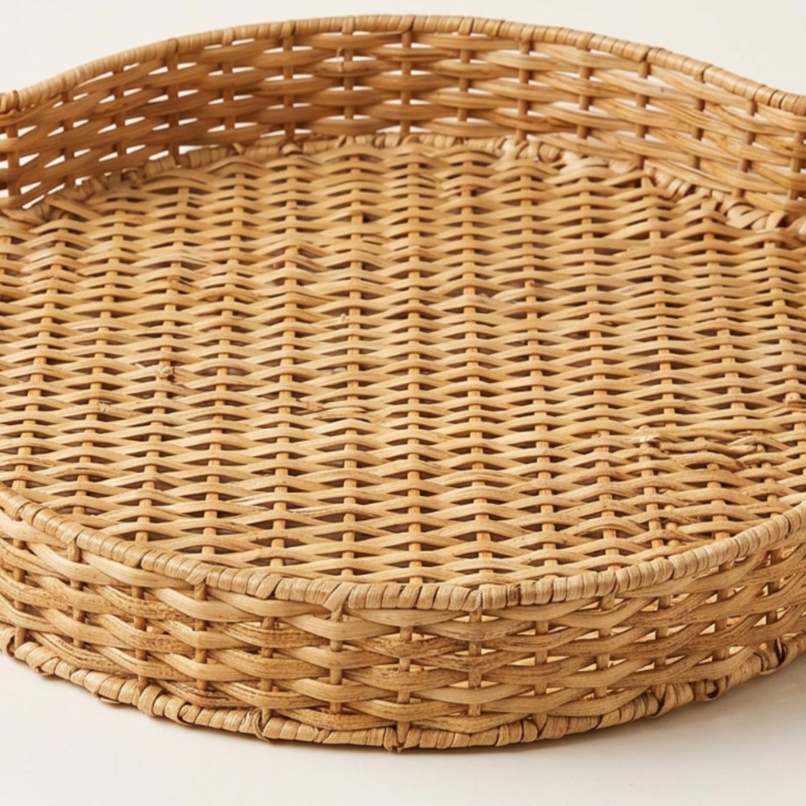 Rieten dienblad met handvatten - Rattan Tray Handle recensie en prijs