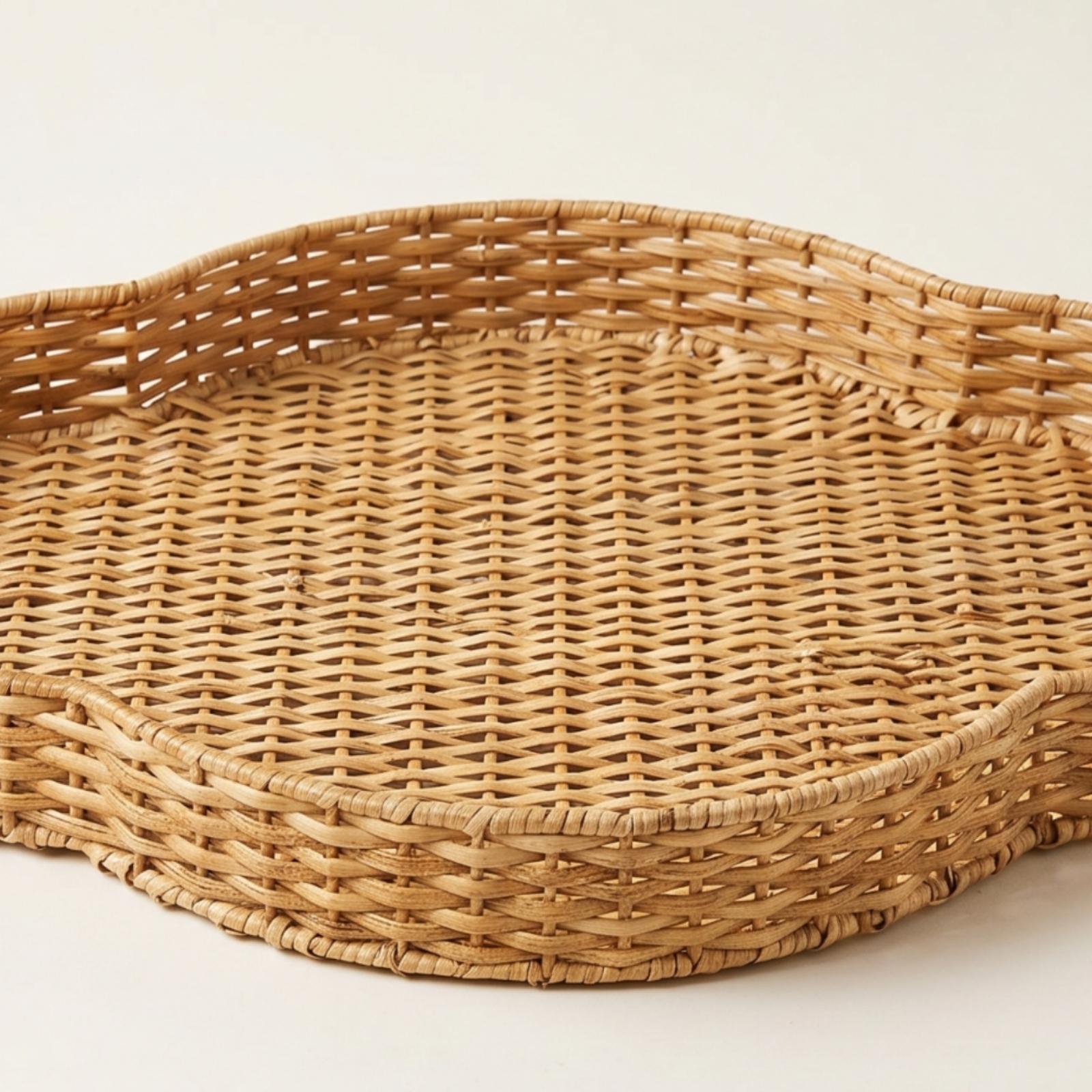 Rieten dienblad met handvatten - Rattan Tray Handle recensie en prijs