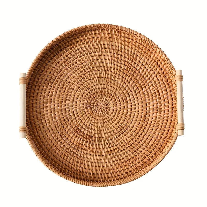 1 stuk ambachtelijk vervaardig - Rattan Tray Handle recensie en prijs