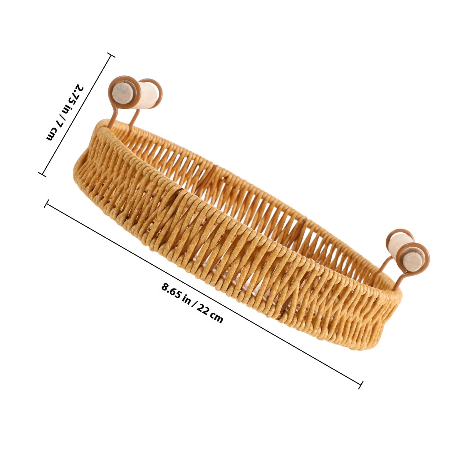 Ronde rieten dienblad, handgem - Rattan Tray Handle recensie en prijs